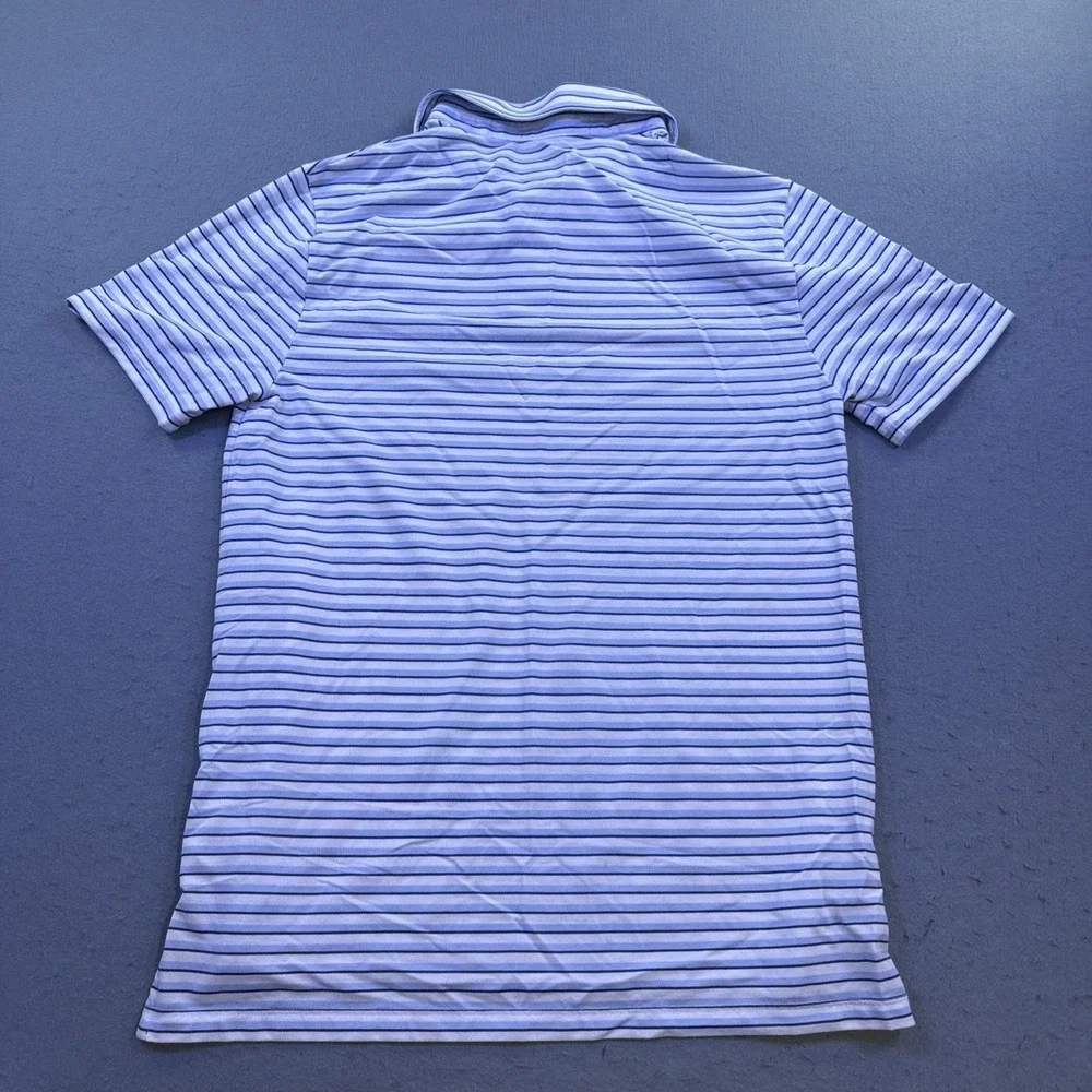 Ralph‎ Lauren RLX Shirt Boys XL (18-20) Golf Performance Polo Blue WHITE Striped